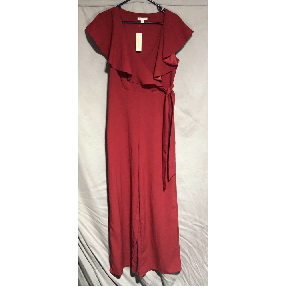 Red Pants Romper - NWT - Sz Medium